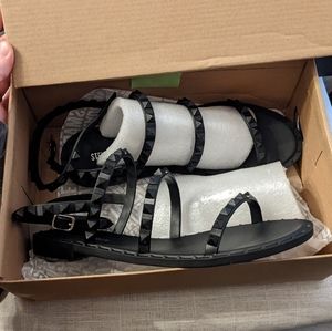 Steve Madden Travel-J Studded Flat Jelly Sandals